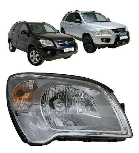 Farol Dianteiro Kia Sportage 2009 2010 Ex  Lx V6 Ex Novo