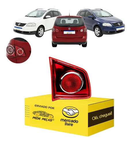 Lanterna Tampa Malas Spacefox 2006 07 08 09 2010 Vermelho Le Esquerdo/motorista Vermelho