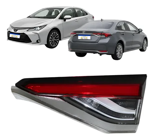 Lanterna Corolla 2020 2021 2022 2023 2024 2025 Tampa L.d Direito/passageiro Vermelho