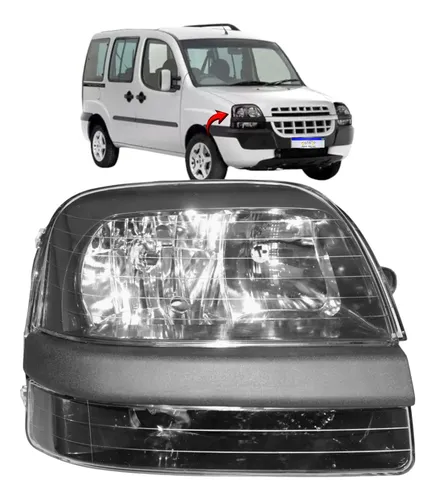 Farol Fiat Doblo 2002 2003 2004 2005 2006 2007 2008 2009 L.d Direito