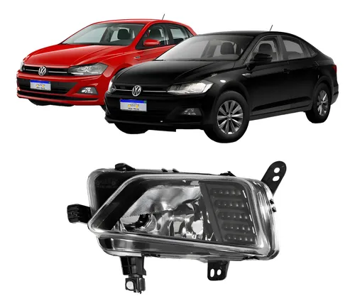 Farol Milha Vw Polo Virtus 2018 2019 2020 2021 2022 L.e