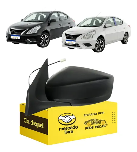 Retrovisor Esquerdo Nissan Versa 2016 2017 A 2021 Sem Pisca Esquerdo