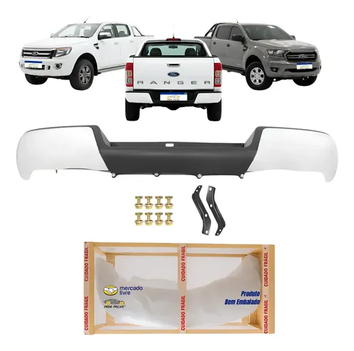 Parachoque Traseiro Ranger 2013 14 15 16 17 18 19 20 A 2023