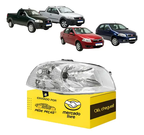 Farol Strada Siena Palio G4 2008 09 10 11 12 13 A 2019 L.d Direito/passageiro
