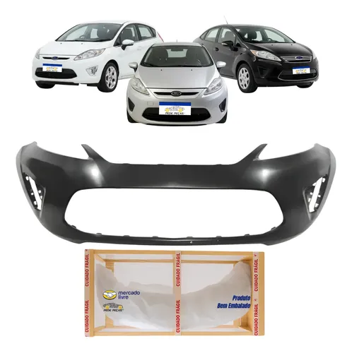 Parachoque Dianteiro Ford New Fiesta 2011 2012 2013 Mexicano Preto