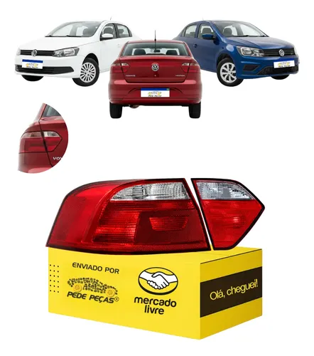 Par Lanterna Traseira Canto Tampa Voyage 2013 A 2023 Fumê Le Esquerdo/motorista