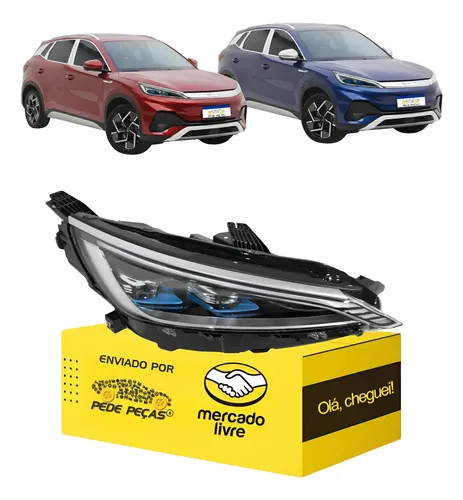 Sinaleira Farol Direito Byd Yuan Plus 23 24 25 2026 Full Led Direito/passageiro