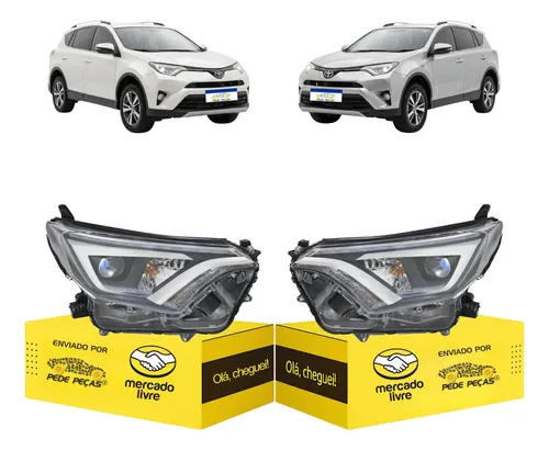 Farol Sinaleira Toyota Rav4 Top 2017 2018 C/motor C/led Par Ambos Lados
