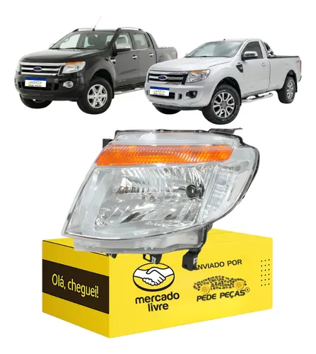 Sinaleira Esquerda Ford Ranger 2013 2014 2015 2016 Cromado Esquerdo/motorista