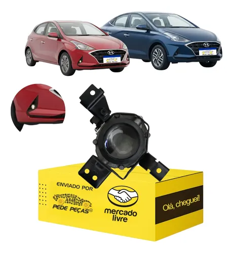 Farol Milha Cibie Auxiliar Hb20 Sedan 2020 2021 2022 Ld Novo Cromado