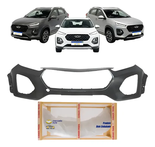 Parachoque Chery Tiggo 3x Plus Pro 2021 2022 2023 Novo Preto