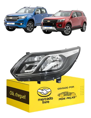 Farol S10 Trailblazer 2017 2018 19 20 21 22 A 2024 C/led Le Esquerdo/motorista