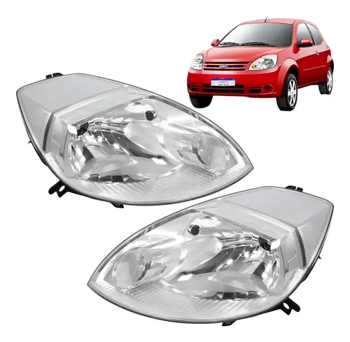 Farol Ford Ka Cromado 2008 2009 2010 2011 2012 2013 Novo