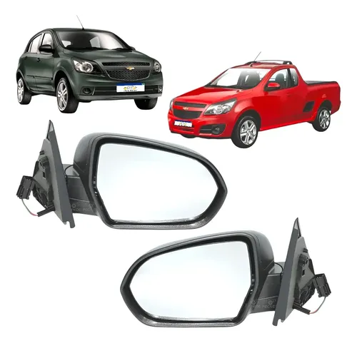 Retrovisor Chevrolet Montana Agile 2009 2010 A 2021 Elétrico
