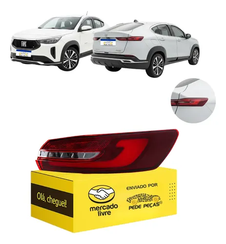 Lanterna Fiat Fastback 2023 2024 2025 2026 Full Led Ld Direito/passageiro Fumê