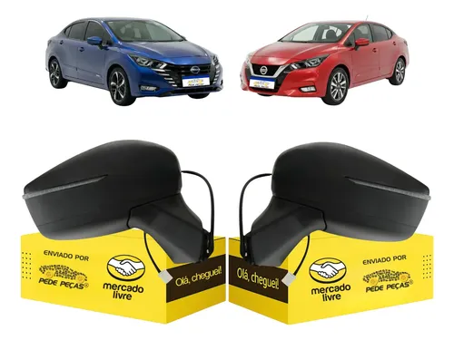 Par Retrovisor Versa 2021 2022 2023 2024 2025 2026 C/pisca