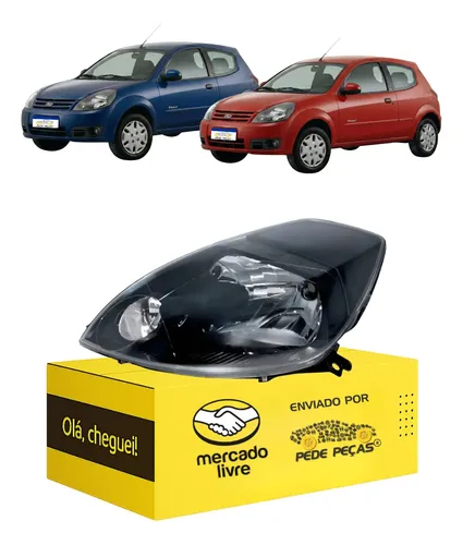 Sinaleira Ford Ka 2009 10 11 12 2013 Esquerda Máscara Negra Esquerdo/motorista
