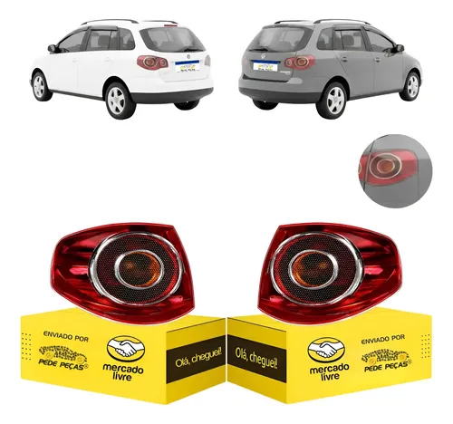 Par Lanterna Canto Vw Spacefox 2006 07 08 09 2010 Ambos Lados