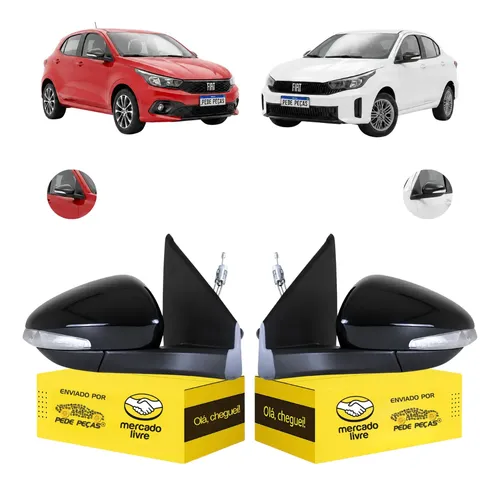 Par Retrovisor Fiat Argo Cronos 2023 A 2026 C/pisca Manual