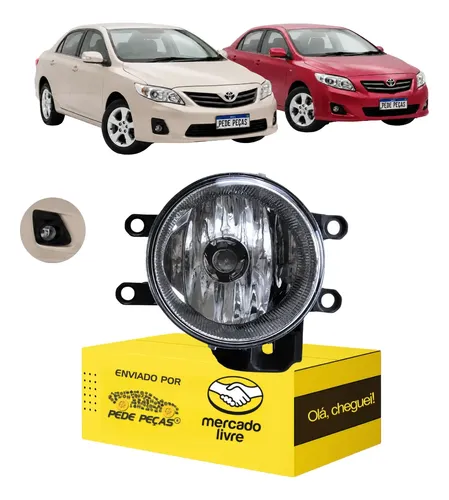Farol Milha Auxiliar Cibie Toyota Corolla 2009 10 A 2015 Ld Cristal