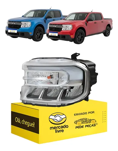 Farol Ford Maverick 2022 2023 2024 Com Led/drl L.e Esquerdo/motorista