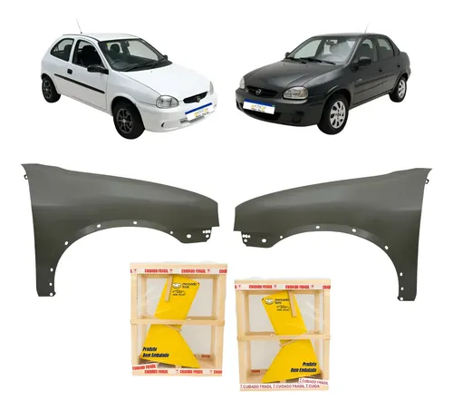 Par Paralama Corsa 1995 1996 1997 A 2002 Hatch Wagon Novo