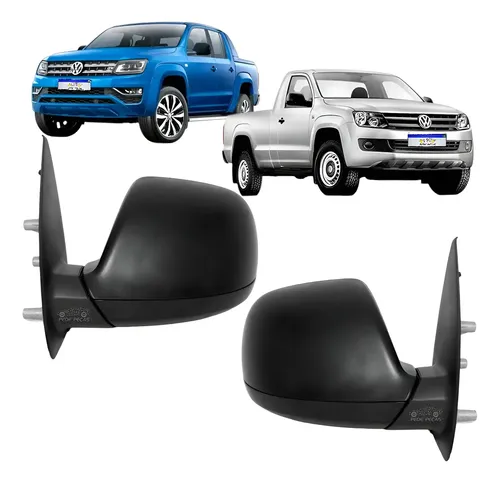 Retrovisor Volkswagen Amarok Preto 2010 A 2024 Elétrico Novo