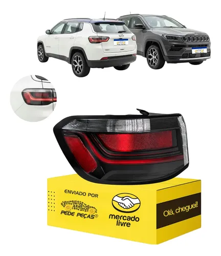 Lanterna Traseira Canto Jeep Compass 2022 A 2026 C/led Le Esquerdo/motorista
