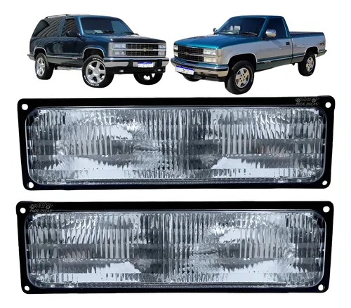 Par Pisca Seta Inferior Silverado 1993 1994 1995 1996 A 2001 Cristal