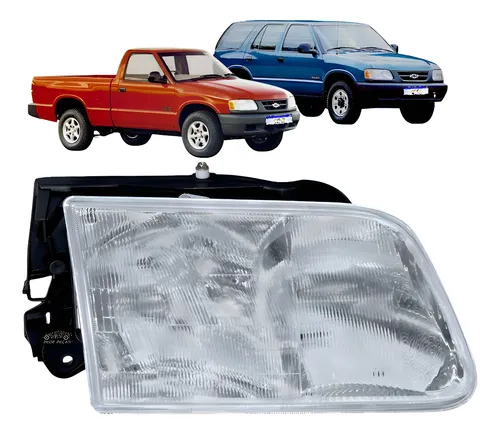 Farol Chevrolet S10 Blazer 1995 1996 1997 1998 1999 2000 Ld Direito/passageiro