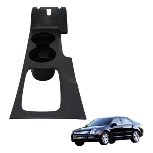 Moldura Porta Copos Ford Fusion 2007 2008 2009 Preto