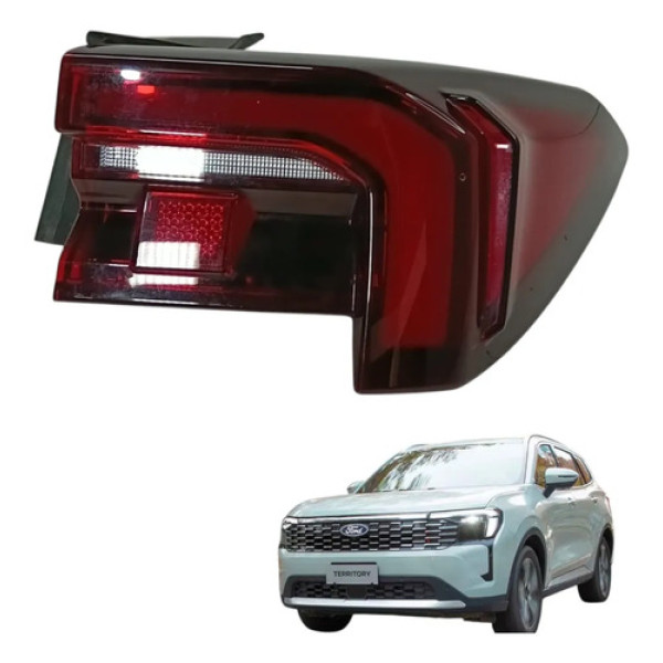 Lanterna Ford Territory Traseira Direita 2024 2025 Original Direito/passageiro Vermelho