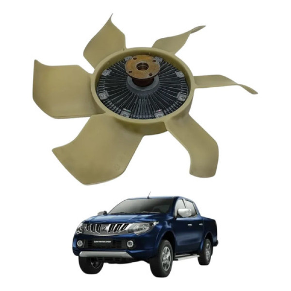 Hélice Com Viscosa Mitsubishi L200 Triton 2.4 2017 2021
