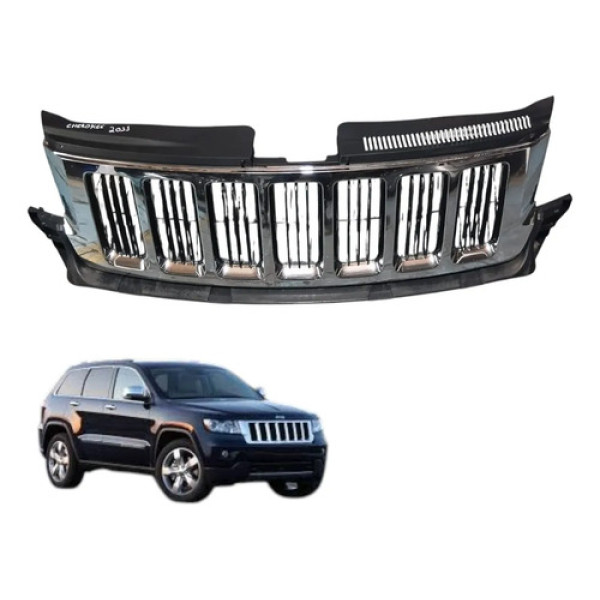Grade Dianteira Original Jeep Grand Cherokee 2011 2012 2013 Cromado