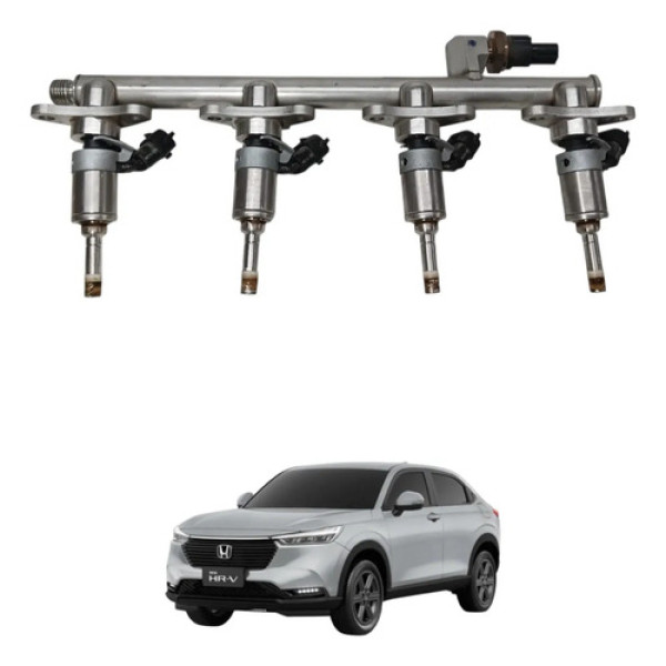 Jogo Bico Injetor Com Flauta Honda Hrv 1.5 Asp 2023 2025