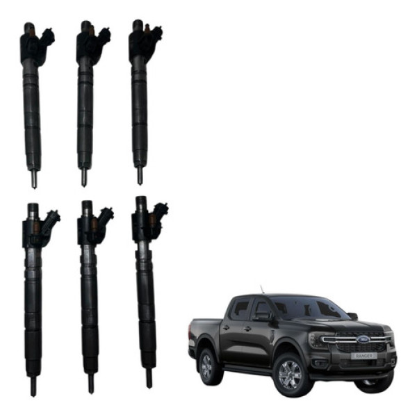 Jogo Bico Injetor Ford Ranger 3.0 V6 Limited 2024 2025 -