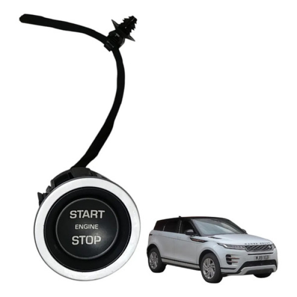 Botao Partida Ignição Range Rover Evoque P300 2019 A 2022
