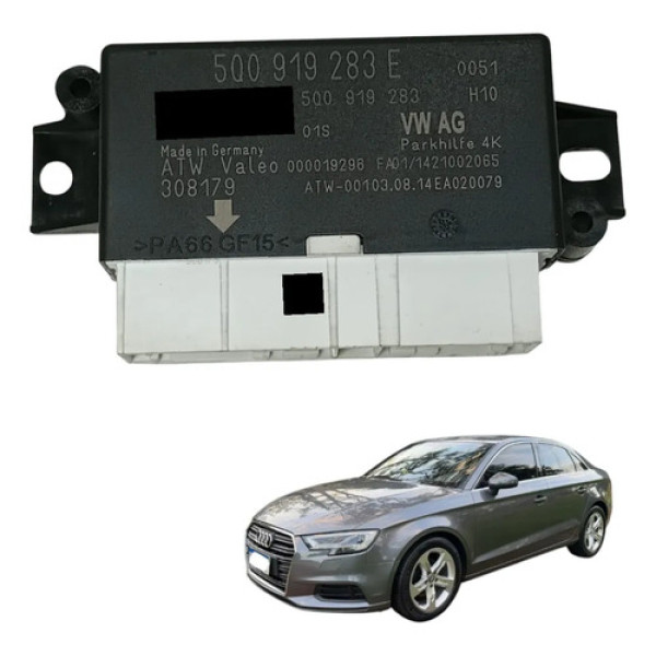 Módulo Sensor Estacionamento Traseiro Audi A3 2014 2016 Preto