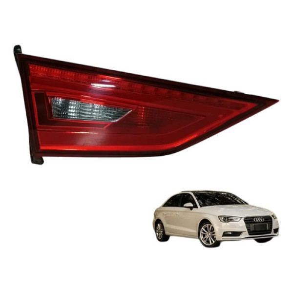 Lanterna Tampa Traseira Audi A3 Sedan 2014 2015 2016 Esquerdo/motorista Vermelho