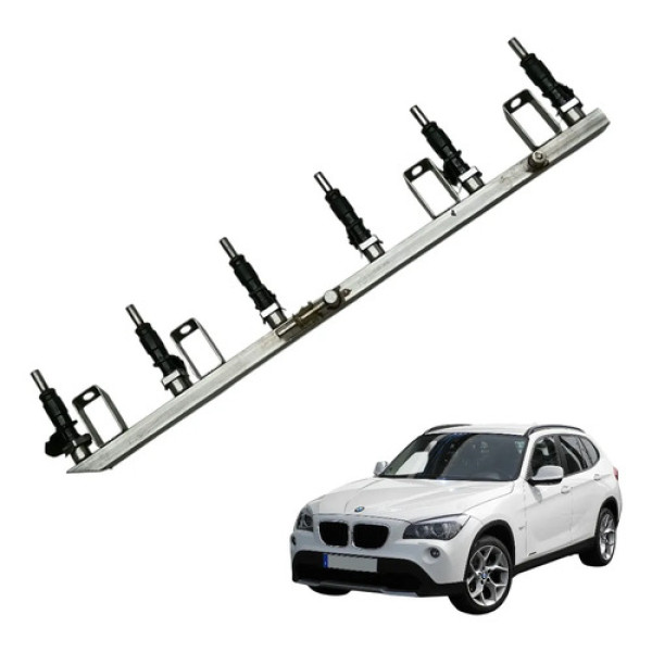 Flauta Com Bicos Injetores Bmw X1 Xdrive 3.0 N52 2010 2011