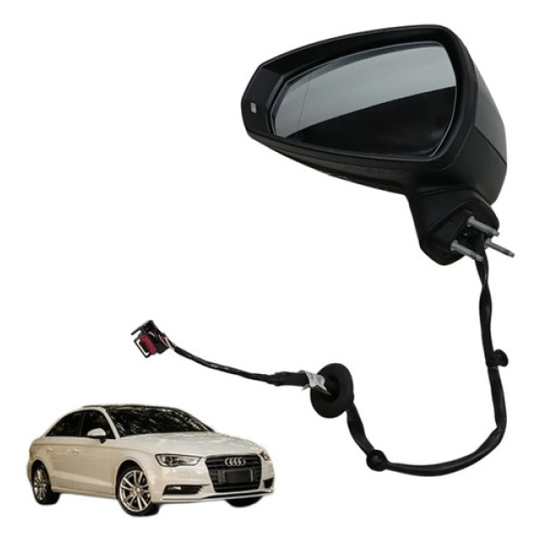 Retrovisor Eletrico Esquerdo Audi A3 Sedan 2014 2015 2016