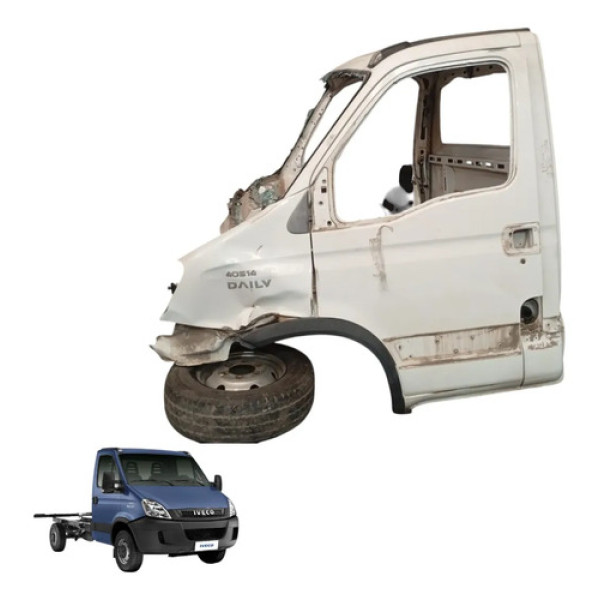 Cabine Iveco Daily 40s14 2016 2017 2018 Estrutura Sem Porta Branco