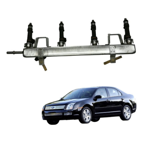 Flauta Com Bicos Injetores Ford Fusion 2.3 2007 2008 2009