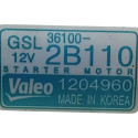 Motor Arranque Partida Hyundai Creta 2019 1.6 361002b110