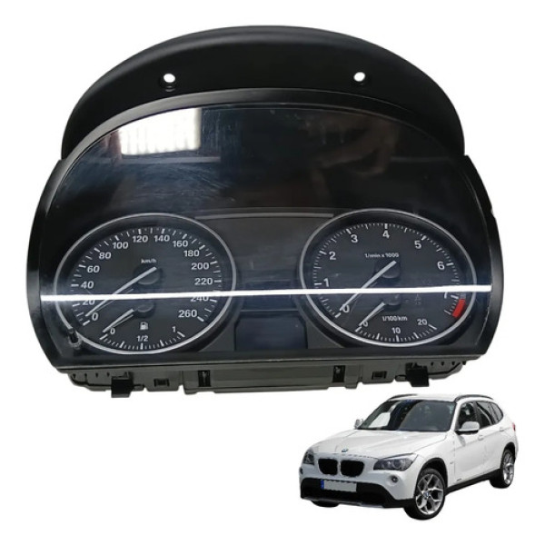 Painel Instrumentos Bmw X1 3.0 2010 2011 2012 A2c53387902 Preto