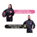 Melhor Capa Chuva Motoqueiro Motoboy Impermeável Pvc Fem Mas