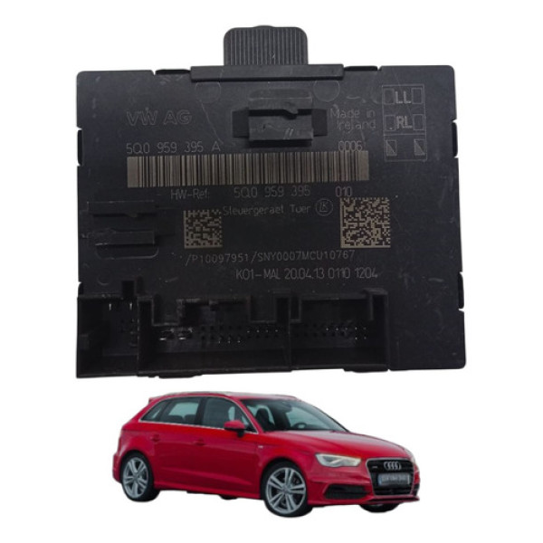 Modulo Porta Audi A3 2013 2016 Traseira Esquerda 5q0959395a
