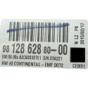 Tela Central Multimidia Peugeot 2008 2015 2015 981286288000 Preto