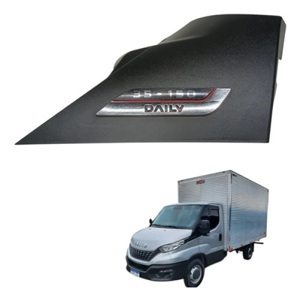 Acabamento Paralama Direito Iveco Daily 35-150 2020 2023 Preto