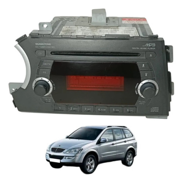 Rádio Original Cd Player Som Ssangyong Kyron 2010 2011 2012